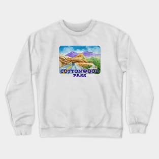 Cottonwood Pass, Colorado Crewneck Sweatshirt